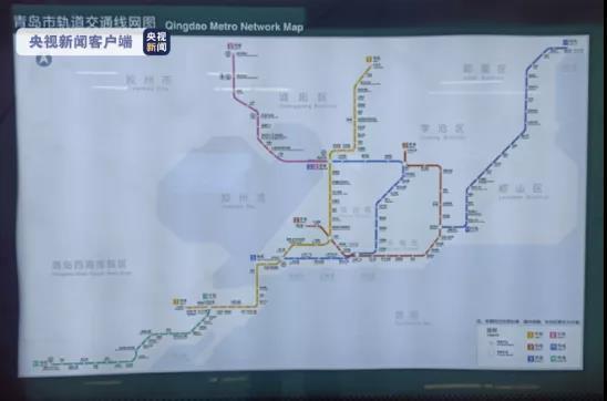 国内最长跨海地铁青岛地铁1号线南段开启试乘