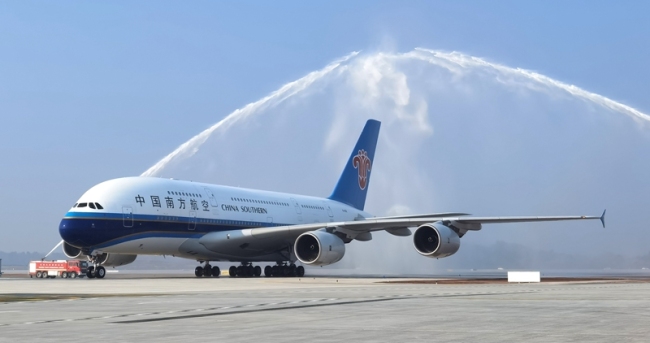 南航a380飞机完成成都天府国际机场试飞 最大飞行距离