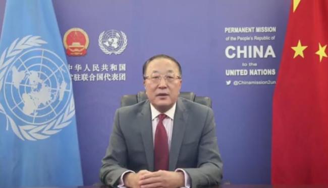 中国常驻联合国代表张军发表维和人员国际日致辞