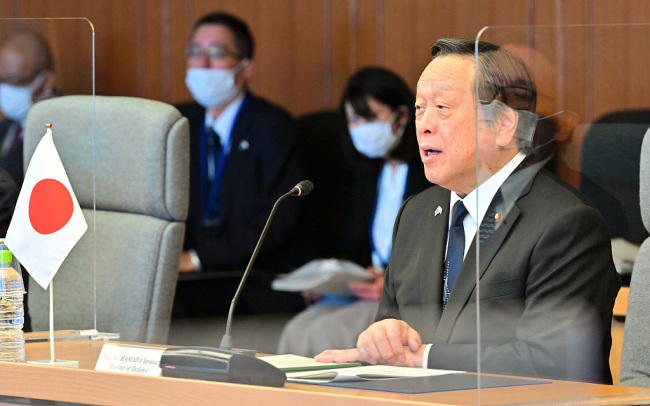 据日本时事通讯社当地时间11月4日消息,日本防卫大臣浜田靖一在当日的