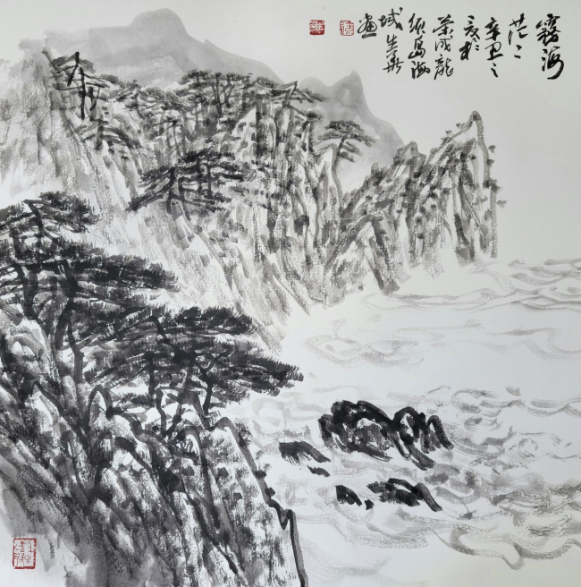 山海胸襟写天地—品读著名画家徐生华海洋水墨画