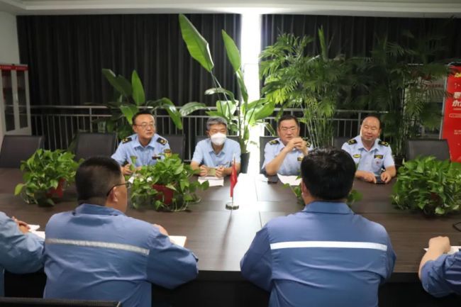 冯国刚到山东环沃环保科技有限公司讲七一专题党课宣讲省第十二次
