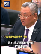 中方在联合国严正警告日本