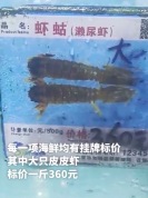“4只皮皮虾1035元”店主病逝，探访门店：四星信用且标价清晰