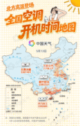 高温季开启！全国空调开机时间地图来了