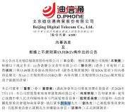 迪信通执行董事刘东海被拘留 公司暂停其所有职务