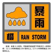 上海暴雨 橙色预警升级