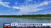 上半年全国空气和地表水环境质量改善 多项指标向好