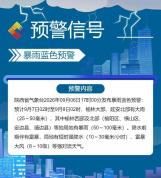 陕西发布暴雨蓝色预警 全省将迎来较强降水天气