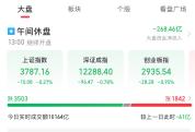 A股午评：创业板指半日跌0.95% 哑铃策略再度火爆