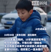 10岁男孩放鞭炮烧车离异母亲拒赔，法院：监护赔偿责任不因父母离异免除