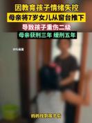 母亲将女儿推下窗台获刑 情绪失控酿悲剧