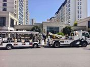 安徽淮北警方通报观光车接送学生 违规行为被查处