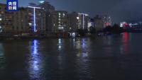 直击广东怀集绥江洪峰过境 超警戒水位2.94米