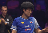 张本智和不敌奥恰洛夫无缘男单8强 日本男单接近全军覆没