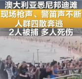 梳理澳洲海滩枪击案血腥十分钟 恐怖袭击震惊全球