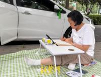 家长边陪考边学习 以身作则的陪伴