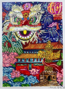 非遗在指尖 童趣跃纸上