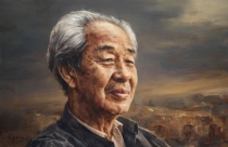 冯少协油画新作《长安望云》丹青补史，赵季平初见即泪落：“父亲在唤我”
