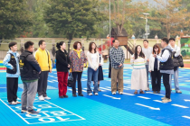 多方共建爱心操场 广西乡村幼儿园儿童乐享成长新空间