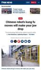中国机器人功夫了得 惊艳全球观众