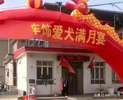 当地回应村民给狗办满月宴 引发道德争议