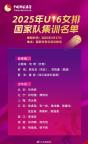 中国女排U16集训名单公布 新星集结备战