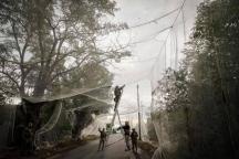 台军学乌克兰造无人机防护网 参考俄乌经验