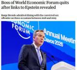 世界经济论坛总裁涉爱泼斯坦案辞职 风波后寻求新起点