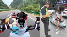女生騎電摩狂飆時(shí)速123公里被查獲 未成年駕駛非法改裝車