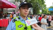 畢業(yè)生新入職民警守護(hù)高考 從考生到守護(hù)者