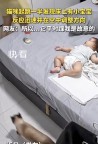 當貓想跳上床發(fā)現(xiàn)寶寶在床上時 空中轉(zhuǎn)向展現(xiàn)本能反應
