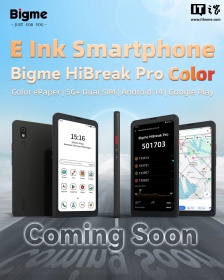 Bigme 大我 HiBreak Pro Color 护眼彩墨屏手机亮相：支持 5G + 双卡双待、搭载安卓 14 开放系统