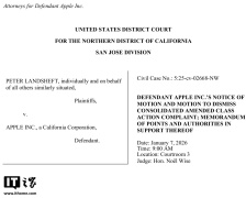 苹果请求法院驳回“Apple 智能虚假宣传”诉讼，律师称原告主张过于宽泛