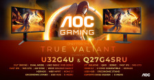 AOC 推出全新 GAMING G4 系列显示器：27/31.5 英寸 Fast IPS 面板，最高刷新率可达 320Hz