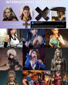 PS官方庆祝妇女节选角被喷 好看的不选选丑的！