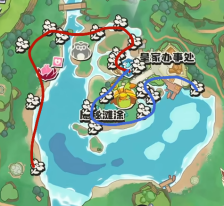 洛克王国世界奥贝斯坦湖全花朵采集路线