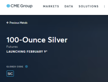 芝商所推出100盎司白银期货合约 抢滩散户交易热潮