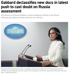 "叛國門"與"通俄門"對撞 美國陷入情報政治化爭議