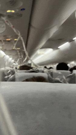 日航一波音738客机紧急备降