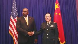 دیدار وزرای دفاع چین و آمریکا
