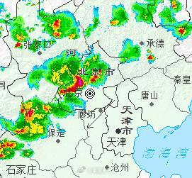 城区多地已乌云压顶!下班早点回家!北京雷雨来了! 局地伴有大风冰雹