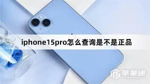 怎么看苹果15是不是正品