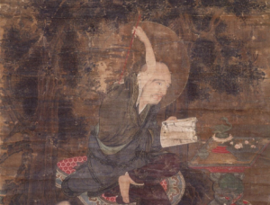 南宋陆仲渊（传）读经罗汉图