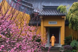 佛陀伸手为五百商人除夜叉障