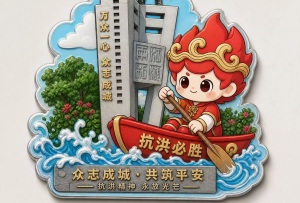 文创焕新红色传承!武汉华夏理工学院“红小舸”实践队以原创IP探索抗洪精神传播新路径