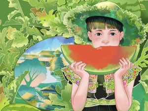 大暑正伏天，过好蝉鸣脆、西瓜甜的小日子！