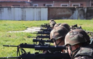 武警第一机动总队某支队组织军事教练员集训