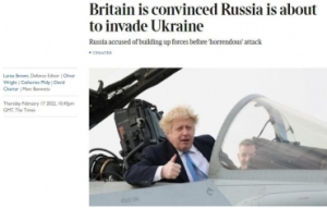跟美国同步？英政府高官认为俄将“入侵”乌克兰