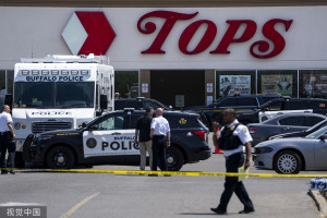 美国纽约州超市枪击案细节：10名遇害者均为非裔